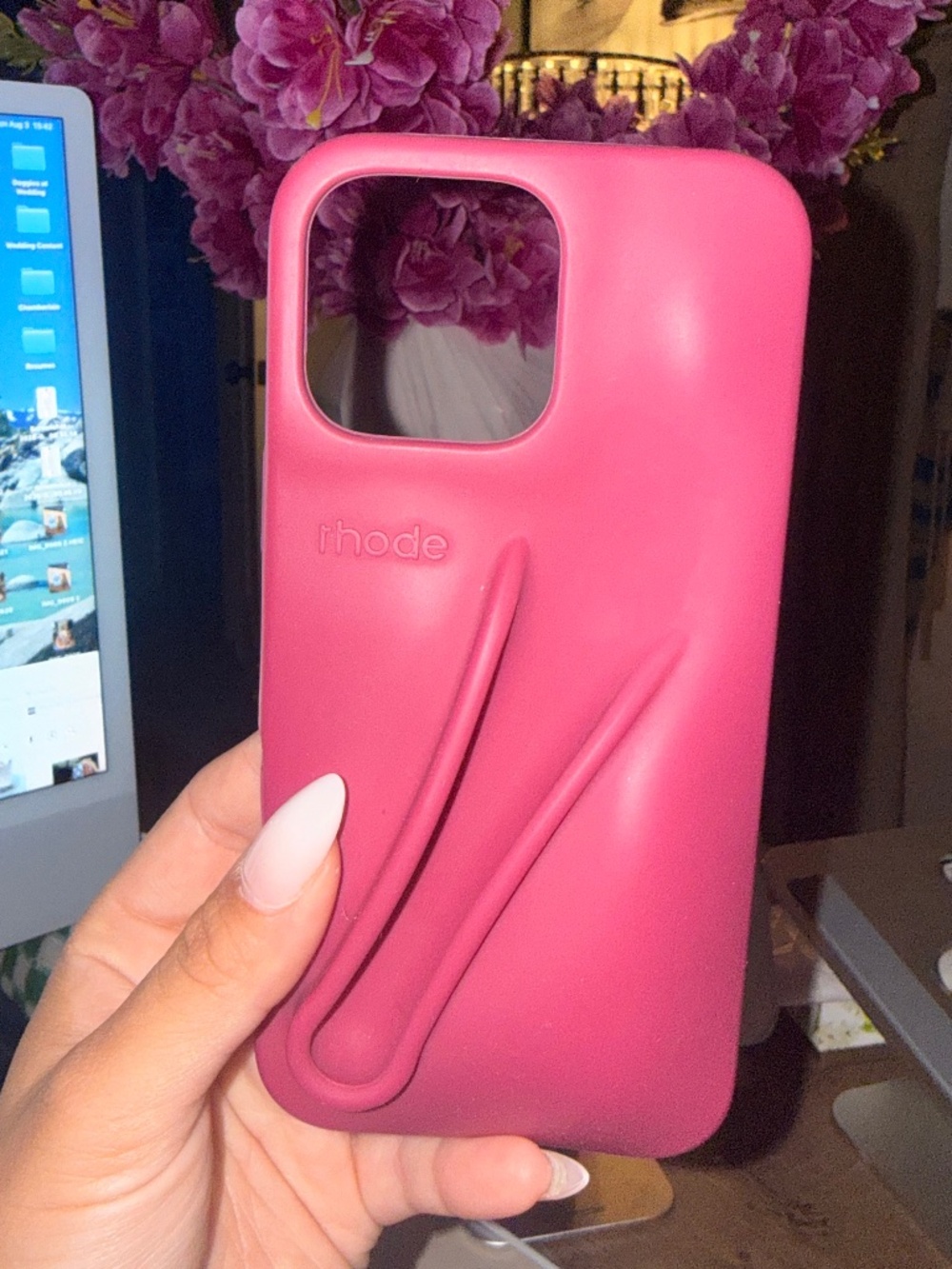 Rhode Silicone Phone Case | Vibrant Magenta | iPhone 16 Pro Max